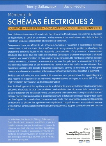 Mémento de schémas électriques. Tome 2, Chauffage, protection, communications, solutions connectées
