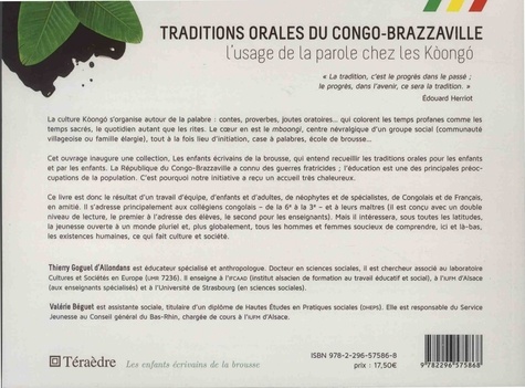 Traditions orales du Congo-Brazzaville. L'usage de la parole chez les Koongo