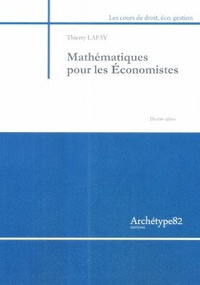 Livres anglais téléchargement gratuit mp3 Mathématiques pour les économistes