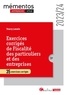 Thierry Lamulle - Exercices corrigés de fiscalité des particuliers et des entreprises - 35 exercices corrigés.