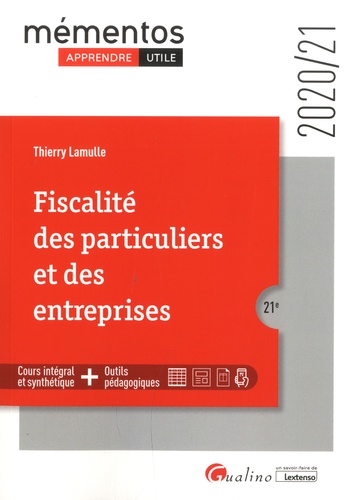 Fiscalité des particuliers et des entreprises  Edition 2020-2021