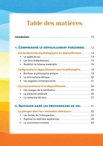 Le dépouillement personnel. Allez à la rencontre de vous-même !