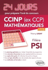 Thierry Legay - CCINP (ex CCP) mathématiques filière PSI.
