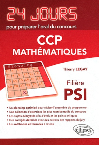 Mathématiques. Concours CCP filière PSI