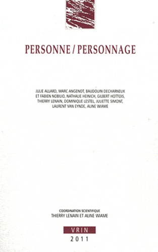 Thierry Lenain et Aline Wiame - Personne/Personnage.