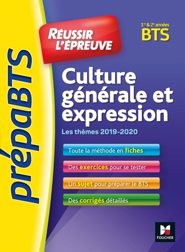 Thierry Mellarede - PrepaBTS - Réussir l'épreuve - Culture générale et expression - Tous BTS - Révision et entrainement.