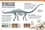 Coffret Sur les traces des dinosaures. Avec un guide complet sur les dinosaures, un squelette de diplodocus à déterrer et à assembler et des outils de fouilles archéologiques (un marteau, un burin et un pinceau)