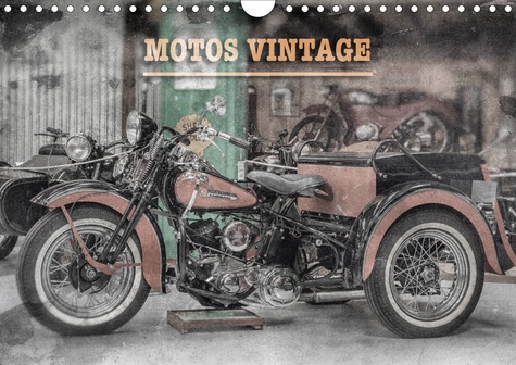 CALVENDO Mobilite  MOTOS VINTAGE (Calendrier mural 2020 DIN A4 horizontal). Exposition de motos anciennes (Calendrier mensuel, 14 Pages )