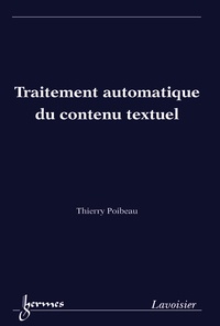 Thierry Poibeau - Traitement automatique du contenu textuel.