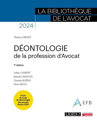 Déontologie de la profession d'avocat 7e édition