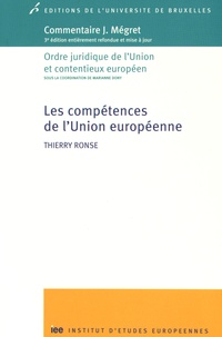 Thierry Ronse - Les compétences de l'Union européenne.