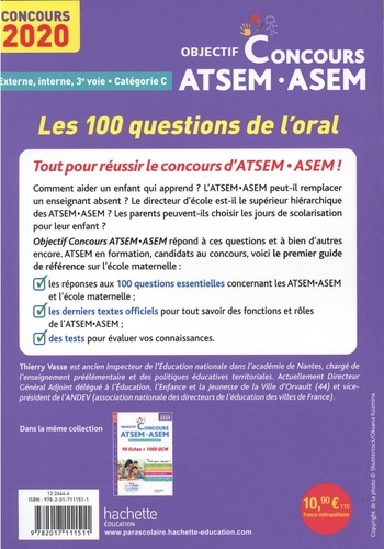 ATSEM-ASEM. Les 100 questions de l'oral