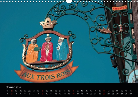 CALVENDO Places  Détails d'Alsace (Calendrier mural 2020 DIN A3 horizontal). Calendrier mensuel avec 12 belles photos de l'Alsace typique (Calendrier mensuel, 14 Pages )