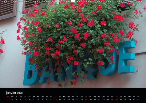 CALVENDO Places  Détails d'Alsace(Premium, hochwertiger DIN A2 Wandkalender 2020, Kunstdruck in Hochglanz). Calendrier mensuel avec 12 belles photos de l'Alsace typique (Calendrier mensuel, 14 Pages )