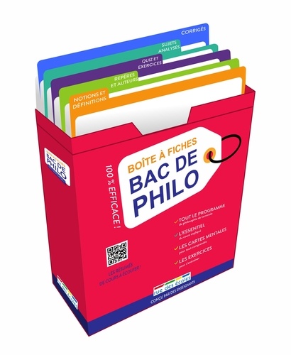 Boîte à fiches Bac philosophie. 80 fiches pour réussir !