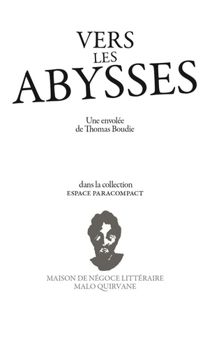 Thomas Boudie - Vers les abysses.