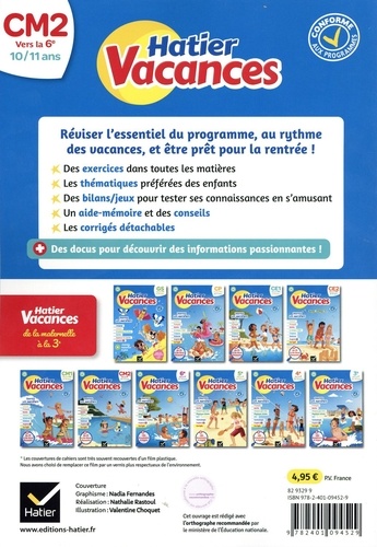 Hatier vacances CM2 vers la 6e. Toutes les matières  Edition 2023