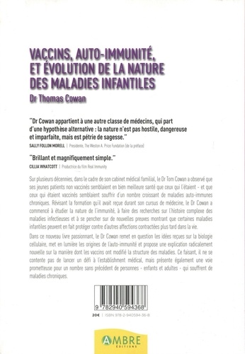 Vaccins, auto-immunité et évolution de la nature des maladies infantiles