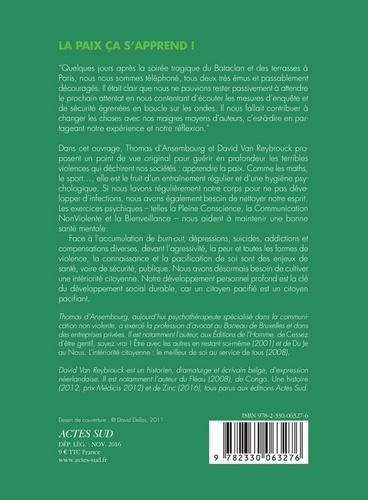 La paix ça s'apprend !. Guérir de la violence et du terrorisme