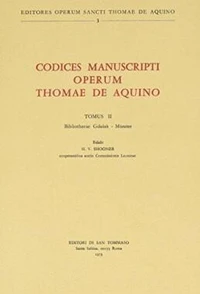 Codices manuscripti operum Thomae de Aquino