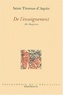  Thomas d'Aquin - De l'enseignement (De magistro).