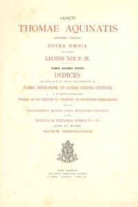 Opera omnia - tome 16 indices