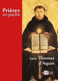  Thomas d'Aquin - Prières en poche de saint Thomas d'Aquin.
