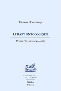 Le rapt ontologique