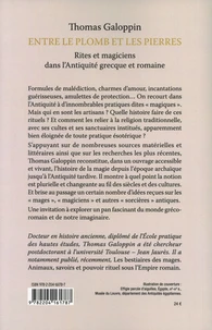 Entre le plomb et les pierres