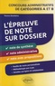 Thomas Govedarica - L'épreuve de note sur dossier - Concours administratifs de catégories A et B.