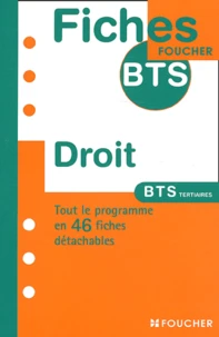 Droit BTS Tertiaires