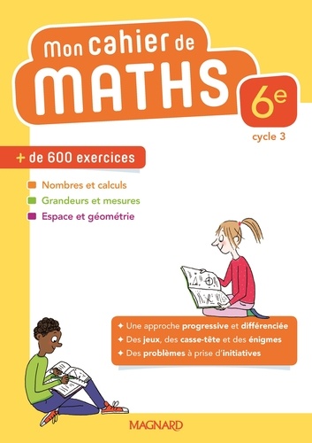 Thomas Iyer et Benoît Alli - Mathématiques 6e Mon cahier de maths.