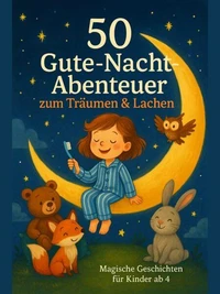 50 Gute-Nacht-Abenteuer zum Träumen &amp; Lachen – Magische Geschichten für Kinder ab 4