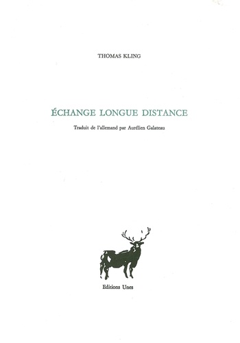 Thomas Kling - Echange longue distance.
