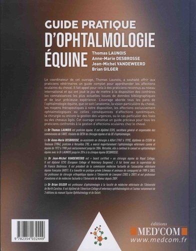 Guide pratique d'ophtalmologie équine
