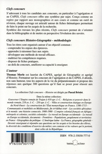 Réussir le CAPES (et/ou l'agrégation) d'Histoire-Géographie  Edition 2021