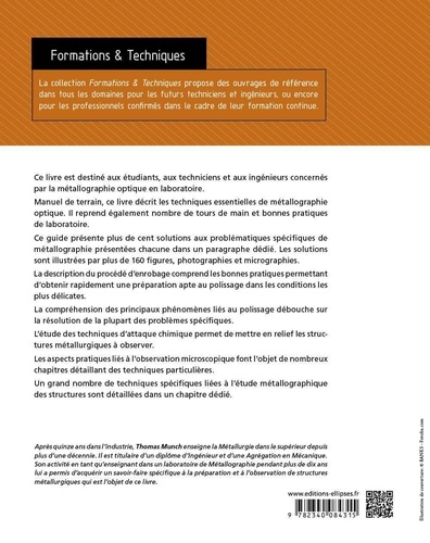 Métallographie pratique. Techniques de préparation et d’observation optique