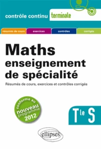 Maths Tle S enseignement de spécialité