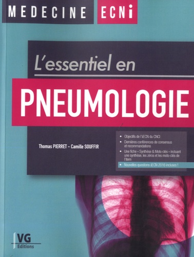 Thomas Pierret et Camille Souffir - L'essentiel en pneumologie.