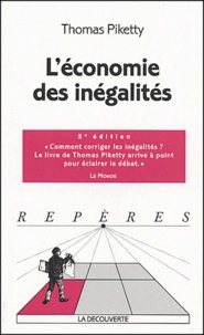 Thomas Piketty - L'économie des inégalités.