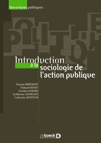 Thomas Ribémont et Thibault Bossy - Introduction à la sociologie de l'action publique.