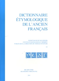 Dictionnaire étymologique de l'ancien français