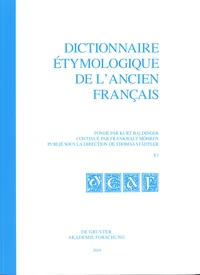 Dictionnaire étymologique de l'ancien français