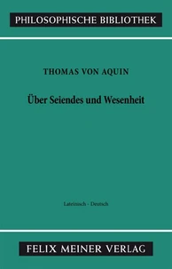 Über Seiendes und Wesenheit