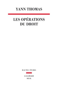 Les opérations du droit