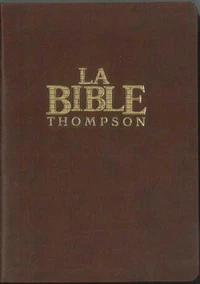 Bible Thomson souple luxe vynil, marron "Colombe"