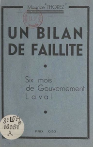 Un bilan de faillite
