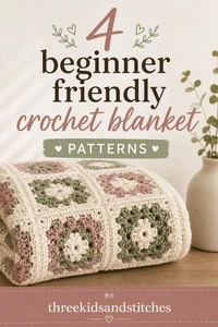 4 Beginner-Friendly Crochet Blanket Patterns