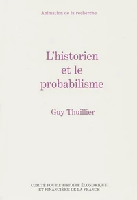 L'historien et le probabilisme