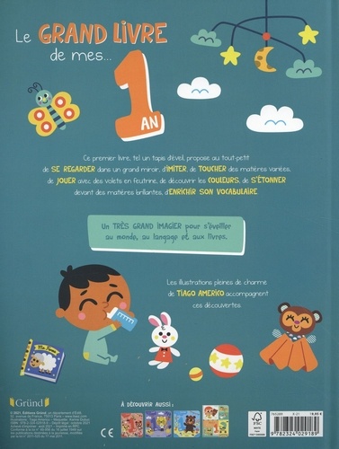  Le livre d'éveil de mes 2 ans – Livre à rabats – À partir de 2  ans - Americo, Tiago, Americo, Tiago - Livres